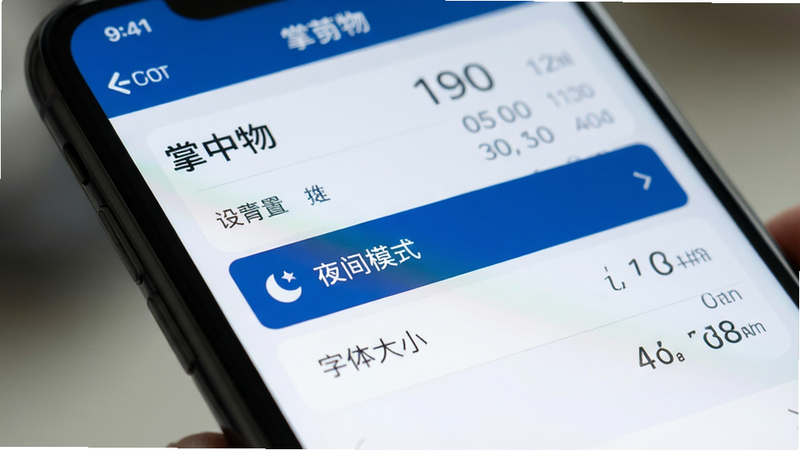 ����Ϊ�ֻ���Ļ��д����ʾ�������APP�����ý��棬�ص������ҹ��ģʽ���͡������С��ѡ������黯�����־۽����Ű���գ����ʵ�����壬ϸ�����������ʸ��壬�ɾ����޶���Ԫ��