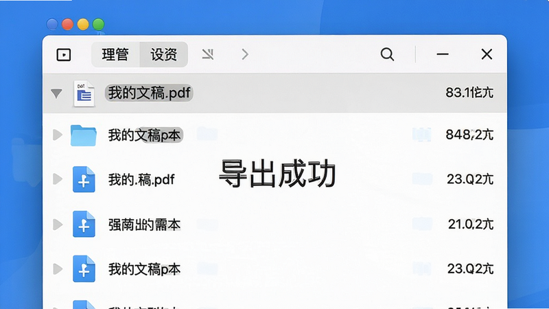 文件管理器界面,显示Documents文件夹,内含