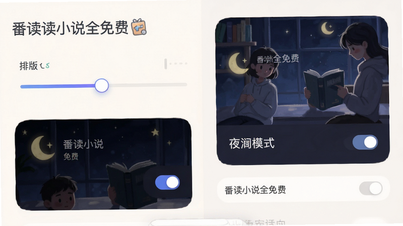 ����Ϊ������С˵ȫ��ѡ����ý��棬����չʾ������ڻ��飬�Ű������������ͣ�ϸ��չʾҹ��ģʽ���أ�����ϸ�壬�ɾ����޶���Ԫ��