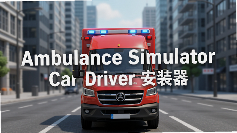 һ�Ÿ������ȵ�3D��Ⱦͼ��������һ����ɫ���ִ��Ȼ����ڳ��нֵ�������ʻ����ͷ���Ծ�ͷ��������ģ�����ִ����и�¥���������������Ű�ɫ�����֡�Ambulance Simulator Car Driver��װ������������дʵ����ӰЧ�����棬8k�ֱ��ʣ��޶���Ԫ��