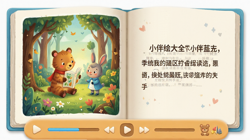 С��汾��ȫ�Ķ�ģʽ���棬����Ϊ�����Ļ汾ҳ�棬���չʾ������ͼ���Ҳ���ʾ�������ݣ��ײ��в��ſ����������ͯȤ���Ű����ʣ�ϸ������������ϸ�壬�ɾ��޸���