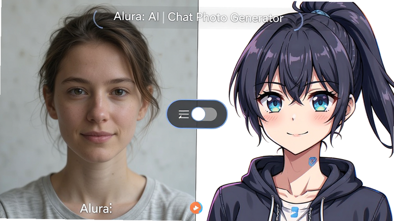 ����չʾ Alura: AI Chat Photo Generator ���ɵ�ͬһ���ⲻͬ���ͼƬ�����Ϊдʵ���������Ҳ�Ϊ�������������м��з���л���ť�����ֶԳƣ����Ա�������ϸ�ڷḻ�����ʸ��壬��������