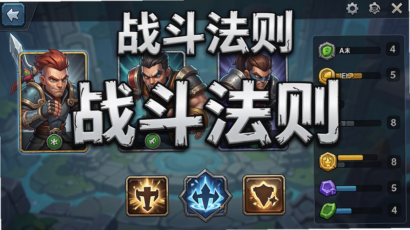 ����Ϊս��������Ϸ�����棬����������������ɫ��Ƭ�����ܰ�ť����Դ�����Ű�������򣬷��Ϊдʵ�뿨ͨ��ϣ�ϸ�ڷḻ�����ʸ��壬�ɾ��޶���Ԫ�أ�����