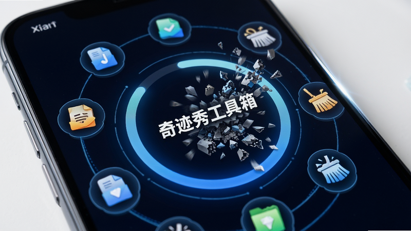 主体为手机屏幕特写,显示