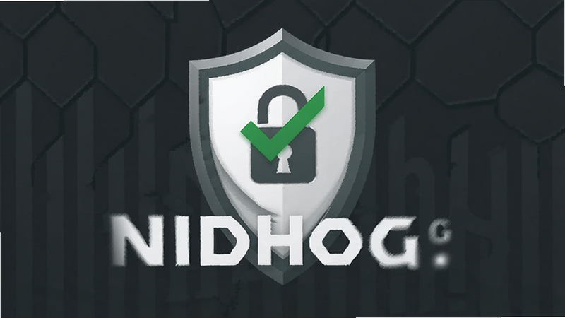 ����ΪNidhogg��ȫ��֤��ʶ���������ķ��ö���ͼ�꣬�Ű�Գƣ����Ϊ�����Լ��ϸ����ʾ��ɫ�Թ������η��ţ�����רҵ���ɾ����޶���Ԫ��