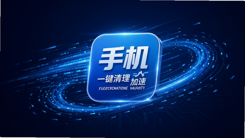 ����Ϊ��̬�ٶȸ��Ӿ�ͼ�������ǡ��ֻ�һ���������١���Logo����Χ��������ɫ�����������ٶ��������������ټ��٣�����Ϊ����ɫ�Ƽ��н��䣬���־��У��Ű�ƽ�⣬���Ƽ��ſᣬϸ�ھ��£����ʳ��壬�ɾ��޶���Ԫ��