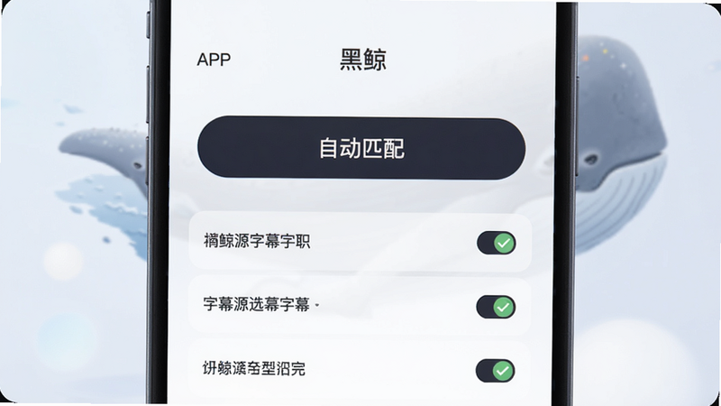 չʾ���ھ���APP����Ļ���ý��棬�м���һ����ġ��Զ�ƥ�䡱��ť���·��г���ĻԴѡ�������ͣ����ִ�ֱ�ֲ����Ű����࣬����Լ��ϸ����ʾ��ѡ״̬�������������ɾ�