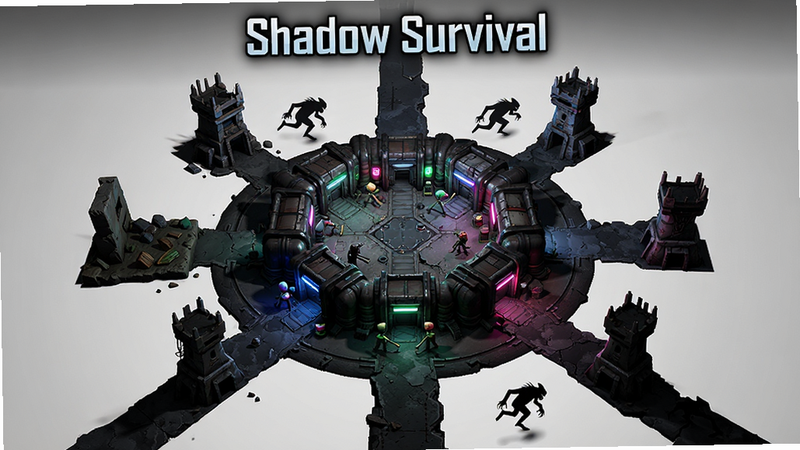 ����ΪShadow Survival��Ϸ�����棬����չʾ����ı��������أ���Χ��������Դ�ɼ���ͷ��������Ű�������ķ���ʽ�ṹ�����Ϊ���ڿƻ���������ϣ�ϸ�ڰ�����˸���޺�ƹ⡢����Ľ������������ܵ���Ӱ�����Ӱ�����ʸ���8k���ɾ��޶���Ԫ�أ����ֱ�ע
