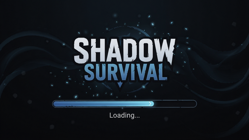 ����ΪShadow Survival��Ϸ���ؽ��棬����չʾ�����Logo����������Ű�Ϊȫ�����ǣ����Ϊ��Լ��ɫ������ϸ�ڰ���ϸ΢������Ч���������Ķ������ɣ����ʸ��壬�ɾ����޶���Ԫ�أ����ֱ�ע