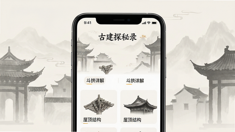 �����ֻ���Ļ����չʾ�����Ӿ�Ϊ���Ž�̽��¼��APP��ҳ������Ϊ���ŵ�ˮī��Ž�����Ӱ������������ʾ��������⡱�����ݶ��ṹ����ģ�飬���������ɶ������ּ���ִ������Ϊ�й��缫�����壬ϸ�ھ��£�����4k���ɾ�������Ԫ��
