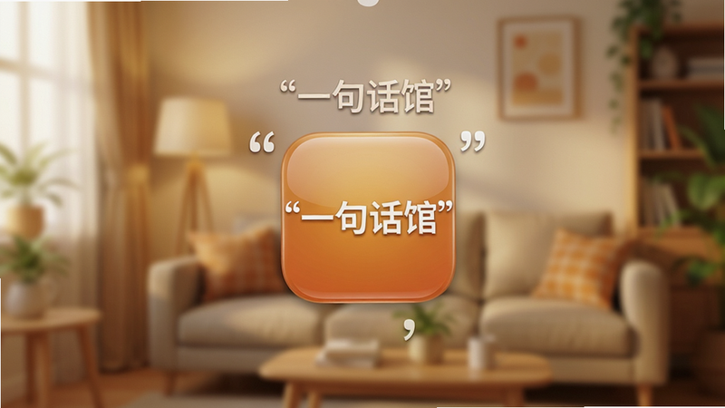 ����Ϊ�ֻ��������棬��ʾ��һ�仰�ݡ�ͼ�꣬����Ϊģ������ܰ�Ҿӳ��������־��У��Ű��࣬�����ů��ͣ�ϸ��չʾͼ��Ĺ���У����ʸ��壬�ɾ��޶���Ԫ�أ����֡�һ�仰�ݡ�������