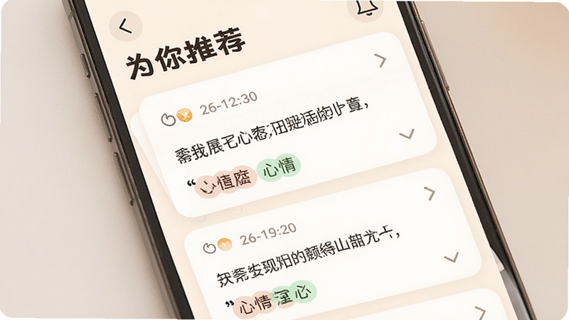 ����Ϊ�ֻ����棬���ַ�Ϊ���������֣��Ϸ���ʾ��Ϊ���Ƽ������⣬�·�Ϊ��Ƭʽ�������������ܰ��ϸ��չʾ����ʱ����������ǩ�Ķ̾俨Ƭ�����ʸߣ��ɾ����޶���Ԫ��