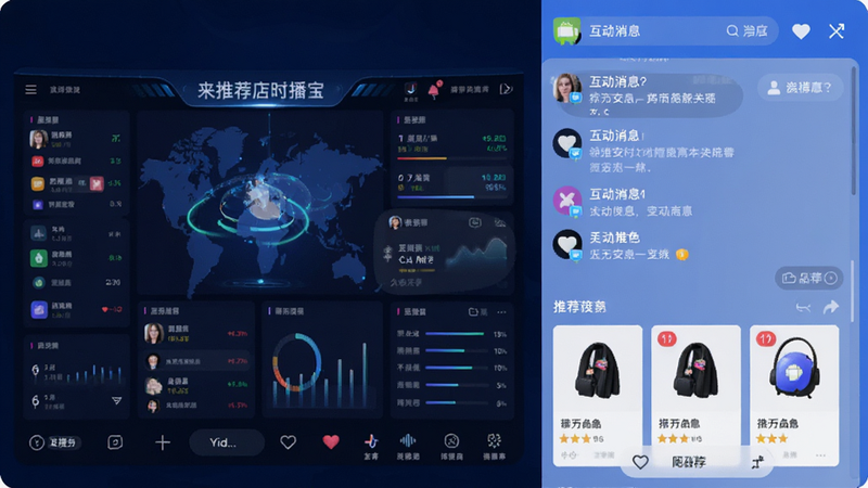 ����Ϊ���Ƽ��겥��AndroidӦ�ý���ȫ��չʾ�����ֲ������ҷ����ṹ�������ʾֱ��ʵʱ�����Ǳ��̣��Ҳ�չʾ������Ϣ�����Ƽ���Ʒ�б����Ű��������򣬷��Ϊ�ִ��Ƽ�����ɫ����ϸ�ڰ�������ͼ����������Чʾ�⣬���ʳ��壬�ɾ��޶���Ԫ�أ���ˮӡ