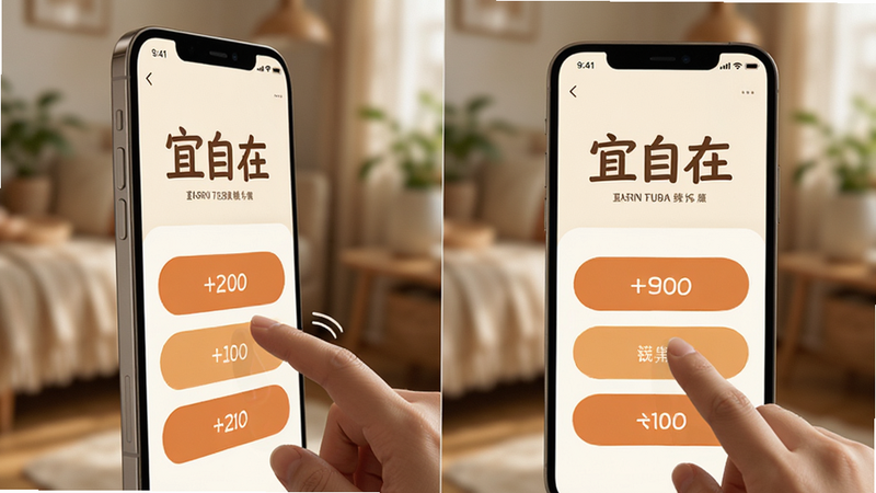 主体为手机侧视图与正面视图组合,屏幕显示