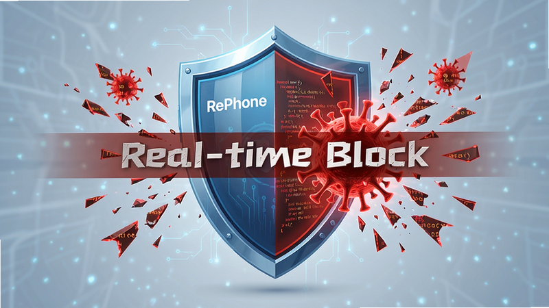 RePhone Security ��в���س���ͼ������Ϊ�����赲��ɫ�������룬�������ĶԳƣ��Ű�ͻ������˲�䣬���ʾ�뱣�����棬ϸ��չʾ������Ƭ�����飬�����������ɾ������ְ���