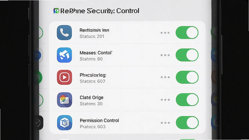 RePhone Security Ȩ�޹�������ͼ������Ϊ���鿪���б������ִ�ֱ���У��Ű��������򣬷�񼫼����壬ϸ����ʾ��ͬӦ��ͼ����״̬�����ʸ߱��棬�ɾ������ְ���