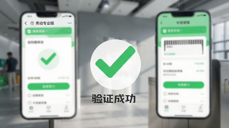 չʾ���㶯רҵ�桱APP�ڵĺ������棬��Ļ������ʾһ���޴����ɫ�Թ�ͼ�꣬�·�������ʾ����֤�ɹ���������ģ��������ͻ��ǰ����������󷽣�ɫ���԰�ɫ����ɫΪ�������ָ�Ч�밲ȫ��������Ӱ���ϸ����������������+Ԥ��ͼ