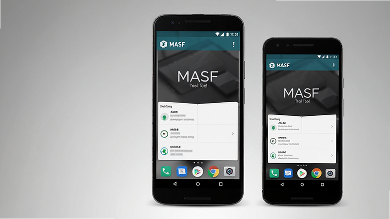 MASF Tool ���豸����չʾ��������ͬ�ߴ�İ�׿�ֻ����ų��У���Ļ�Ͼ���ʾMASF Tool �����棬����Ϊ��͵Ľ����ɫ��ͻ����Ļ���ݣ���Ӱ��Ȼ�����ֲ�Ʒ��ͨ���������۶ȣ���������Ⱦ��������ɾ�����
