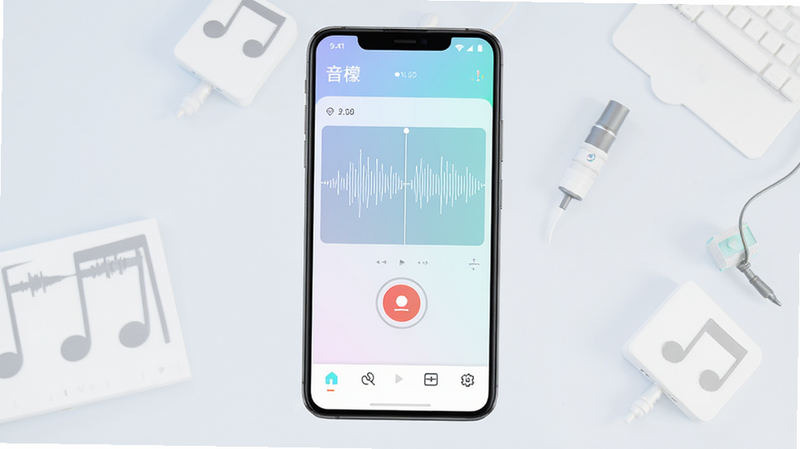 音檬APP主界面全景展示,主体为安卓手机屏幕,布局清晰,顶部显示应用名称