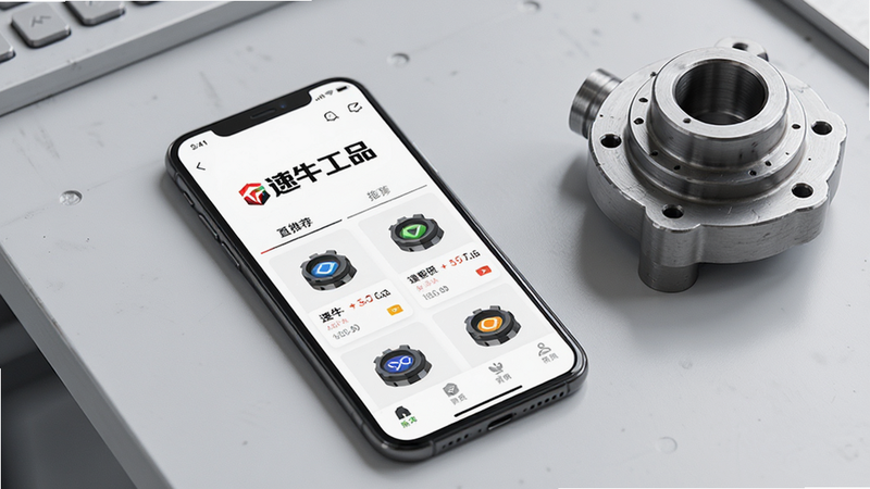 ����Ϊһ��չʾ��ţ��ƷAPP����������ֻ�����Ļ����������ʾ����ţ��Ʒ��Logo����ҳ�Ƽ���Ʒ�б�������Ϊ����ǳ��ɫ��ҵ��칫���棬�Ա߷���һ����ҵ���ģ�ͣ����岼�����࣬�Ű��ִ���Լ���������Ƽ���ϸ�ڷḻ�����ʸ��壬�ɾ����޶���Ԫ��