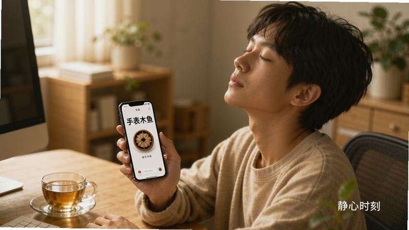 ��������Ӱ���һ���������ڰ칫��ǰ��Ŀ�������������ֻ����ֻ���Ļ��ʾ
