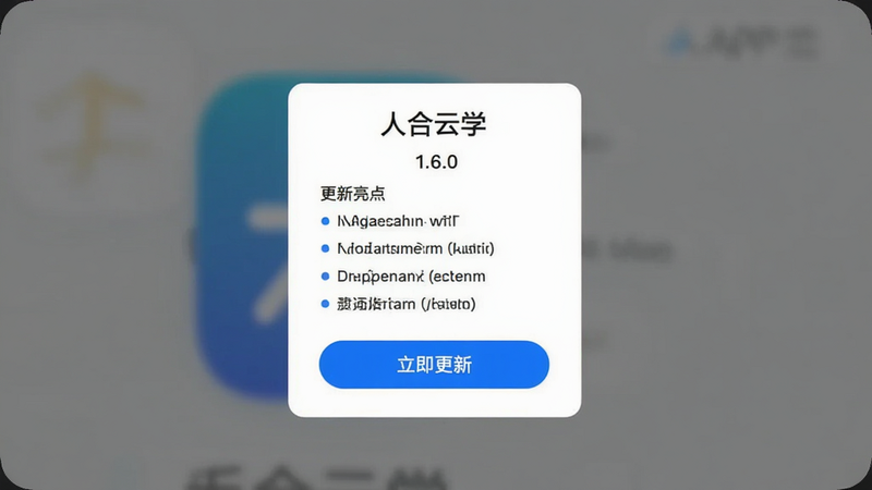 ���˺���ѧ��APP�İ汾���µ��������־��У���ʾ�汾��1.6.0�����������б����Ű��࣬����ִ���ϸ�ڰ������������¡���ť�����������������ɾ����޶���Ԫ��